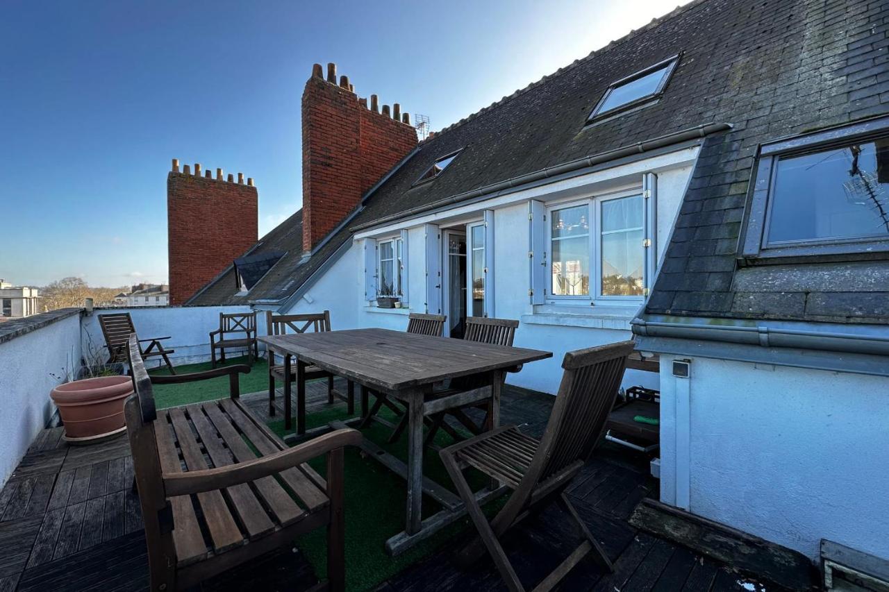 Beautiful Apartment With Terrace - Loire View Tours Eksteriør billede